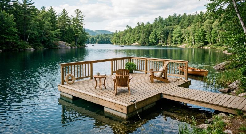 Floating Deck Installation in Boston, MA