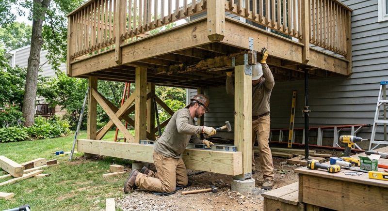 Deck Beam Replacement in Redmond, WA
